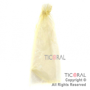 BOLSA HS1298-3 ORGANZA 31X14 CM ORO x 1